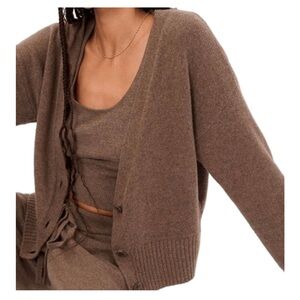 Gap brown cardigan set